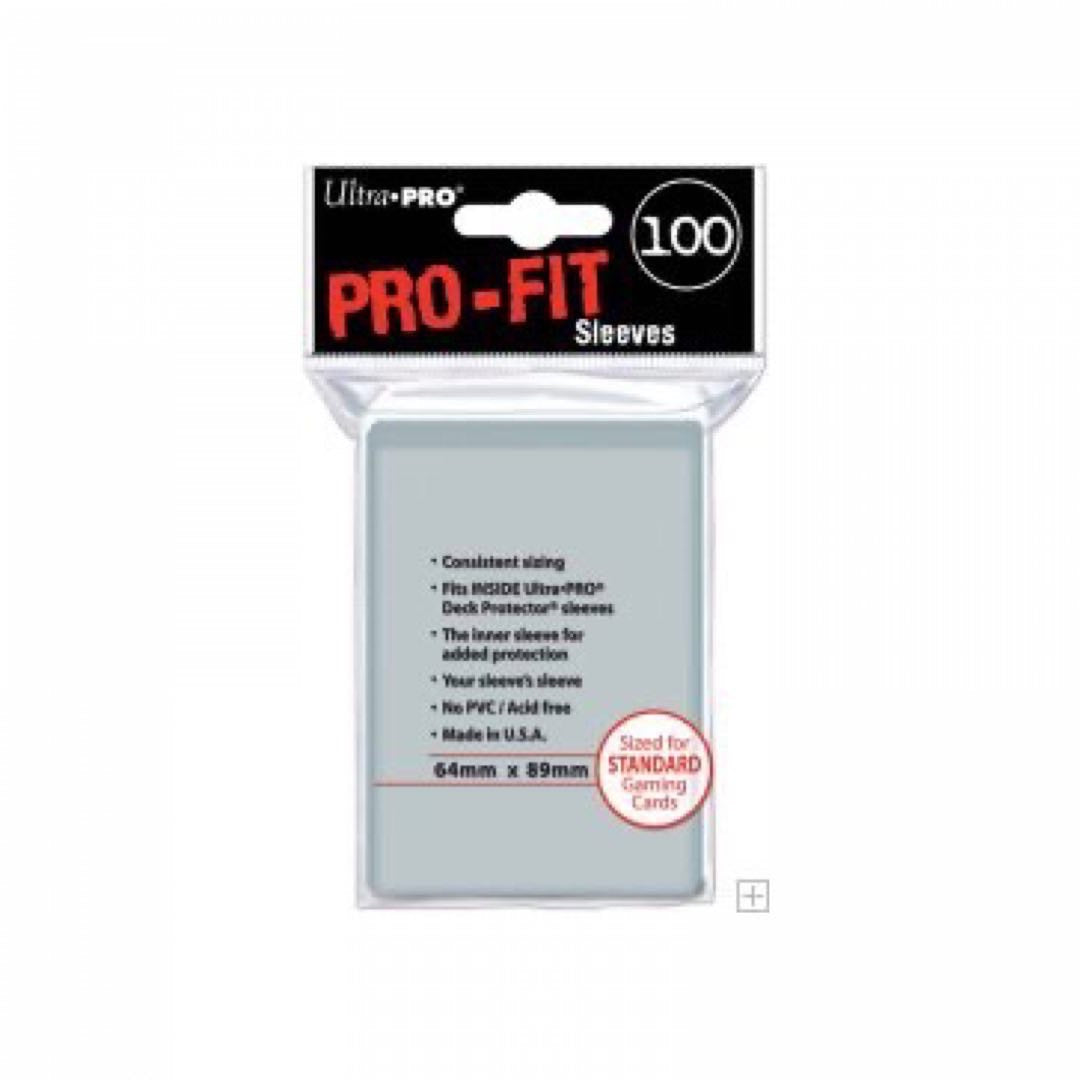 Ultra Pro - Confezione 100 PRO Fit Standard Size Sleeves 64mm x 89mm