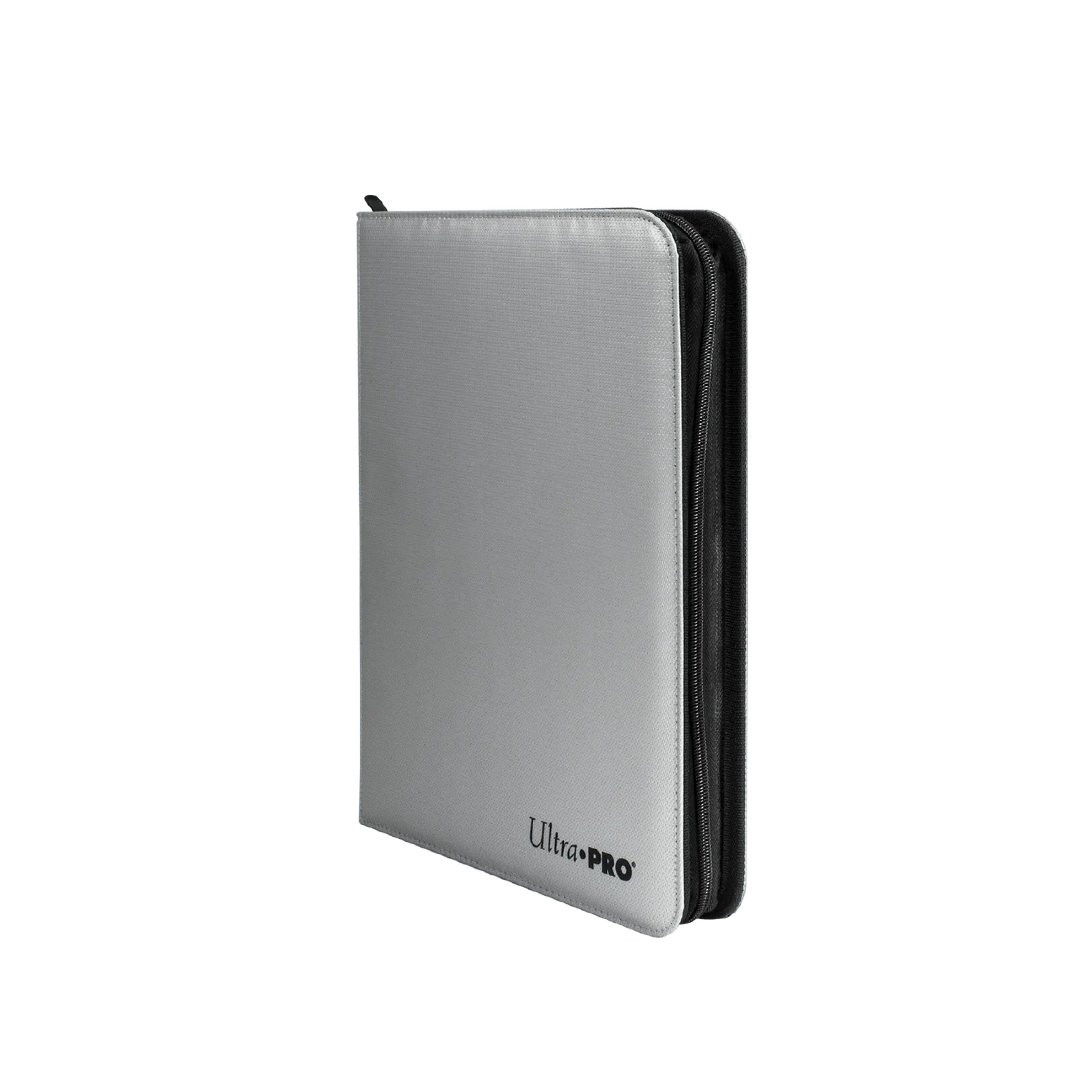 Ultra-PRO - 9-Pocket Zippered 9+9 tasche/20 fogli PRO-Binder 360 Silver