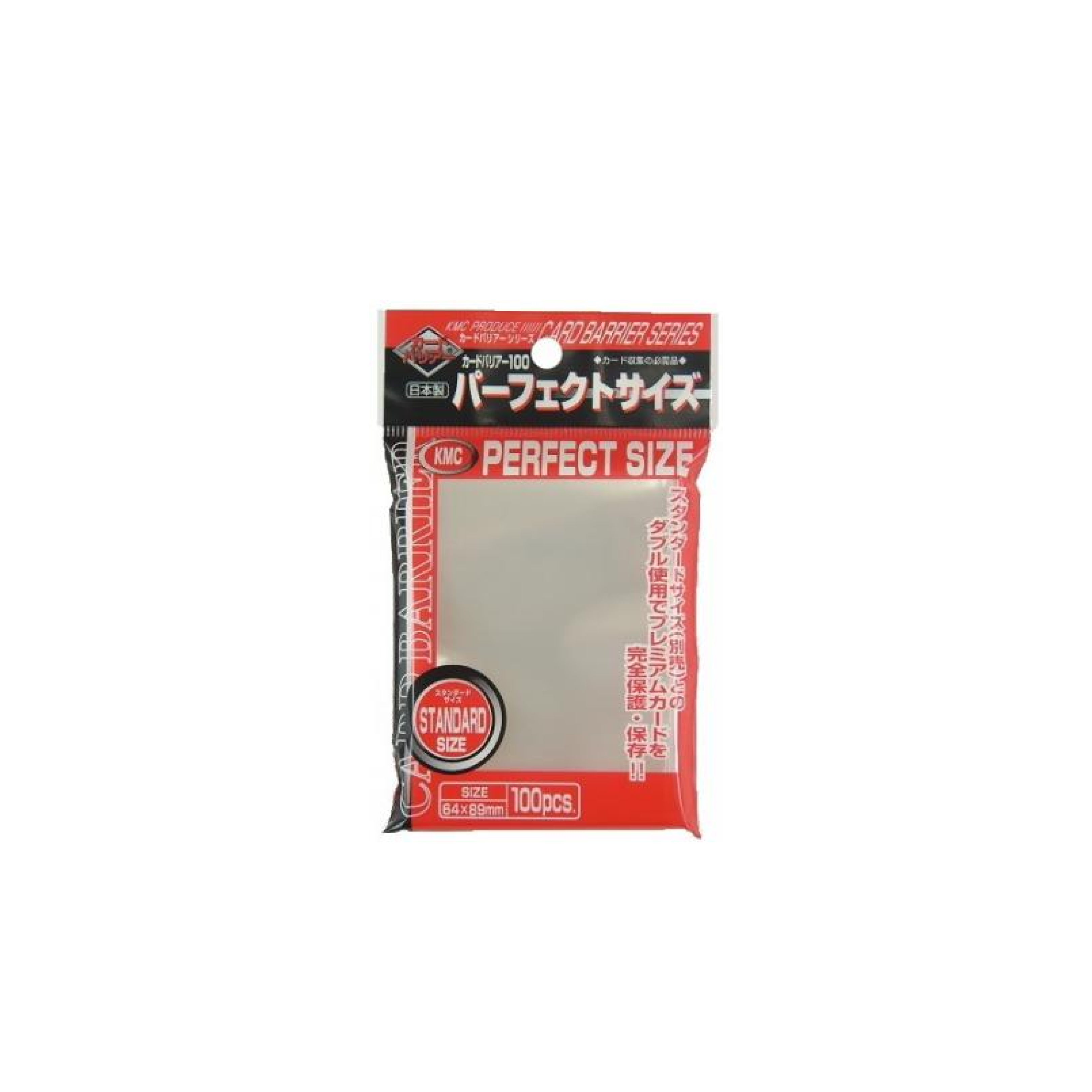 KMC Standard - Confezione 100 Sleeves Perfect Size
