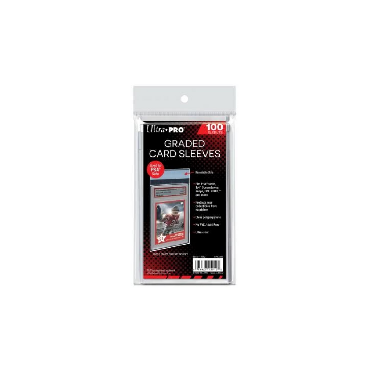 graded card sleeves ultra pro Ultra Pro GRADED Card Sleeves PSA Perfect Fit 1 Pack of 100