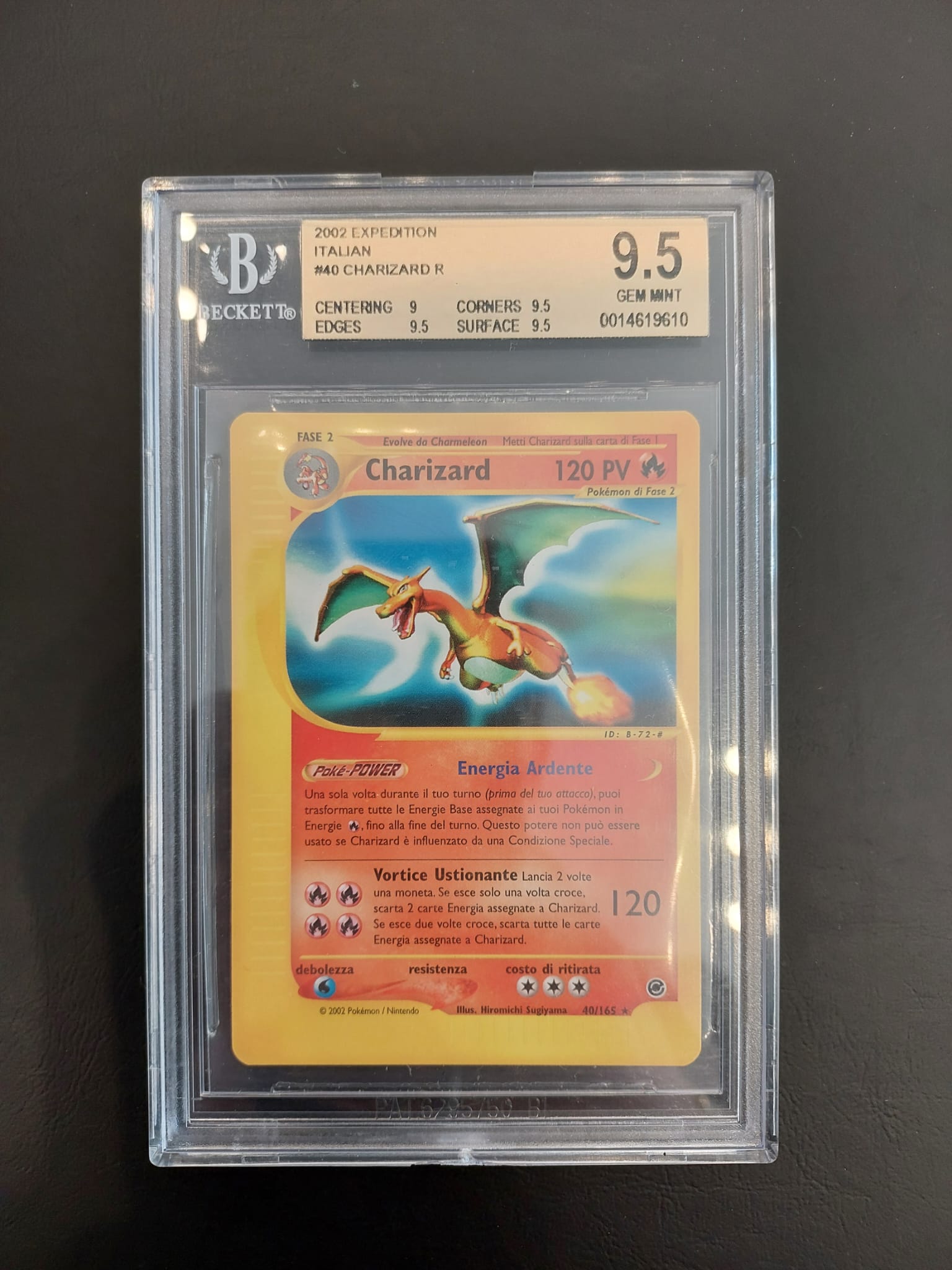 Charizard 40/165 Non Holo Expedition BGS 9.5