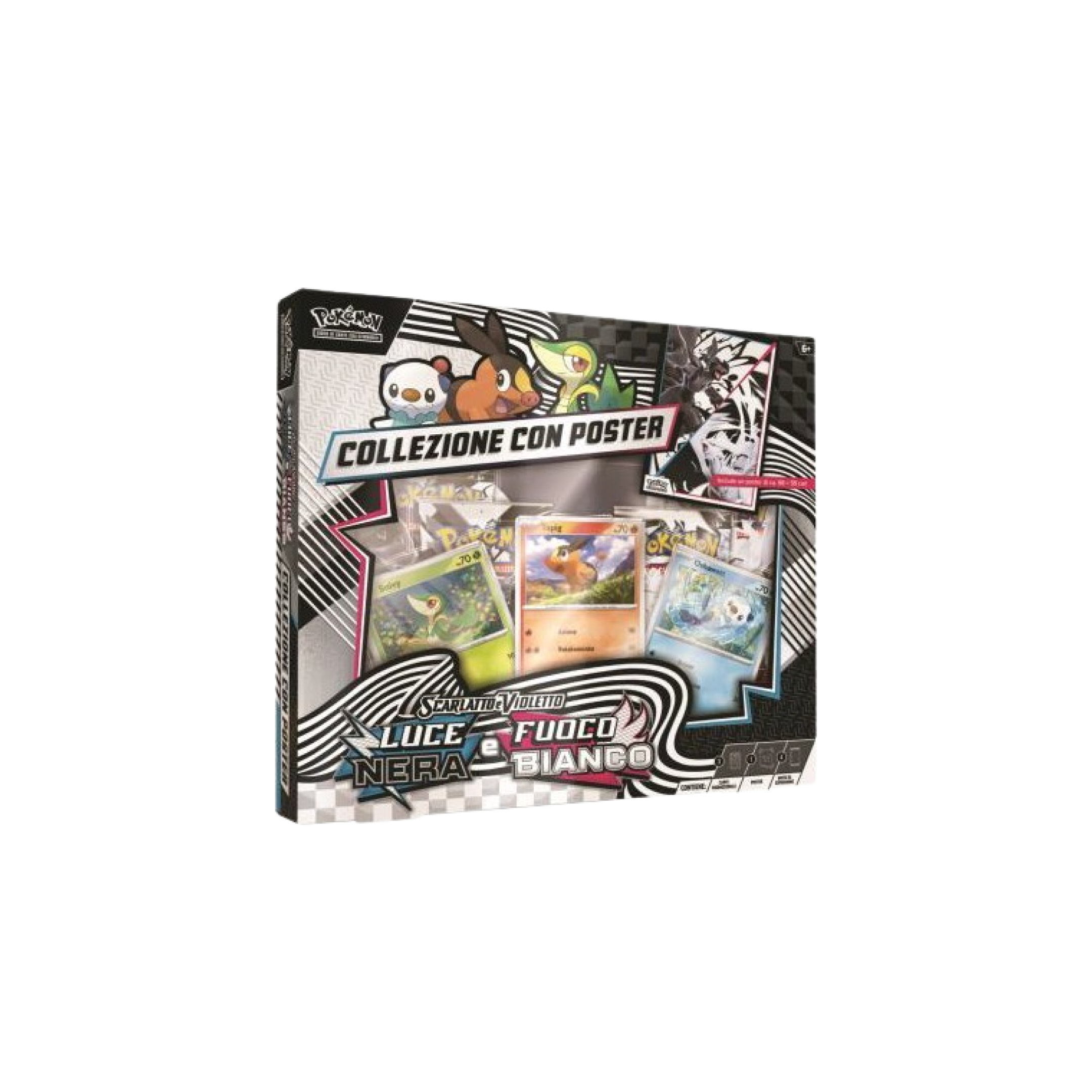 Luce Nera e Fuoco Bianco Collezione con Poster ITA