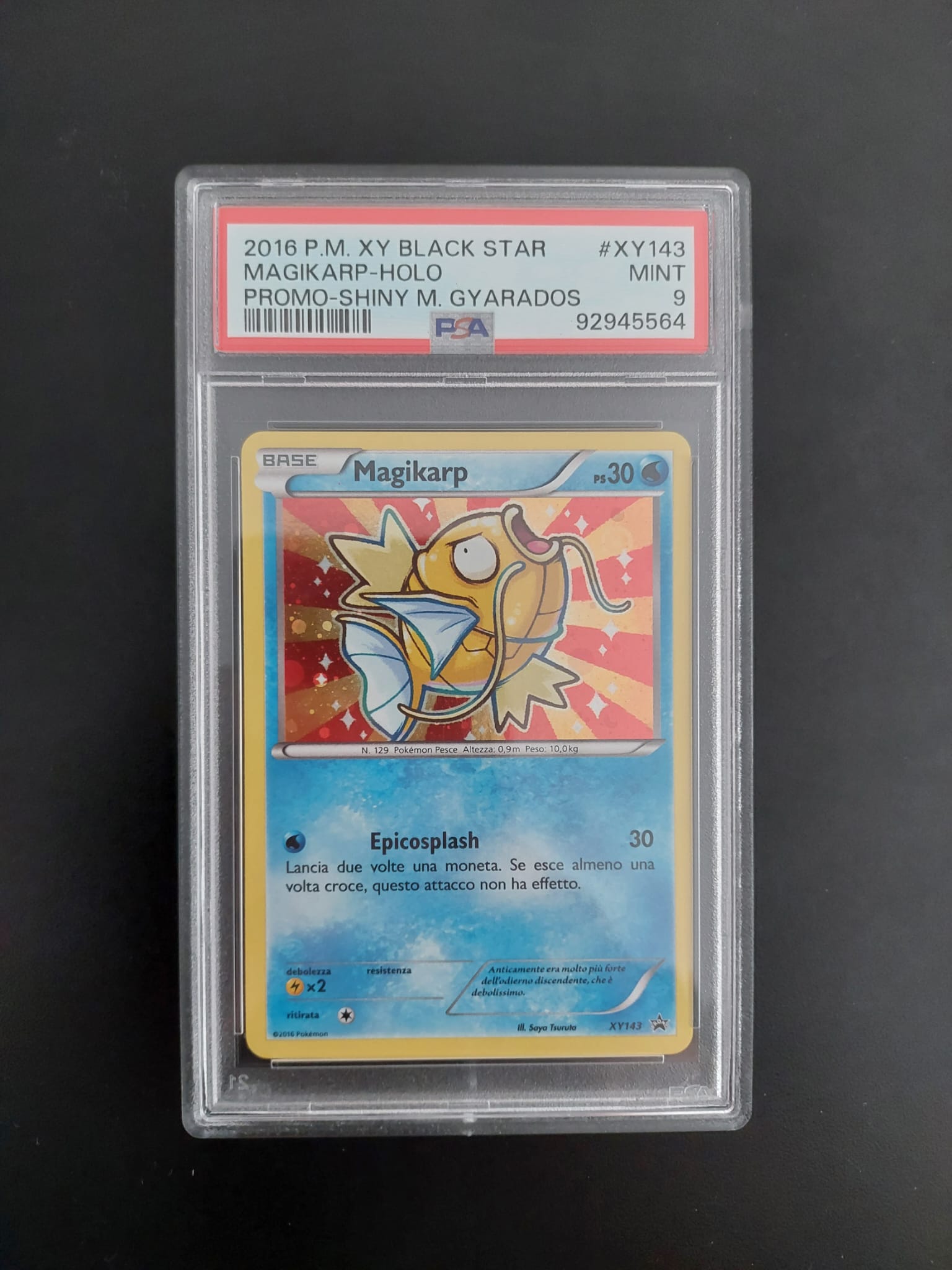 Magikarp Holo XYPR143 PSA 9