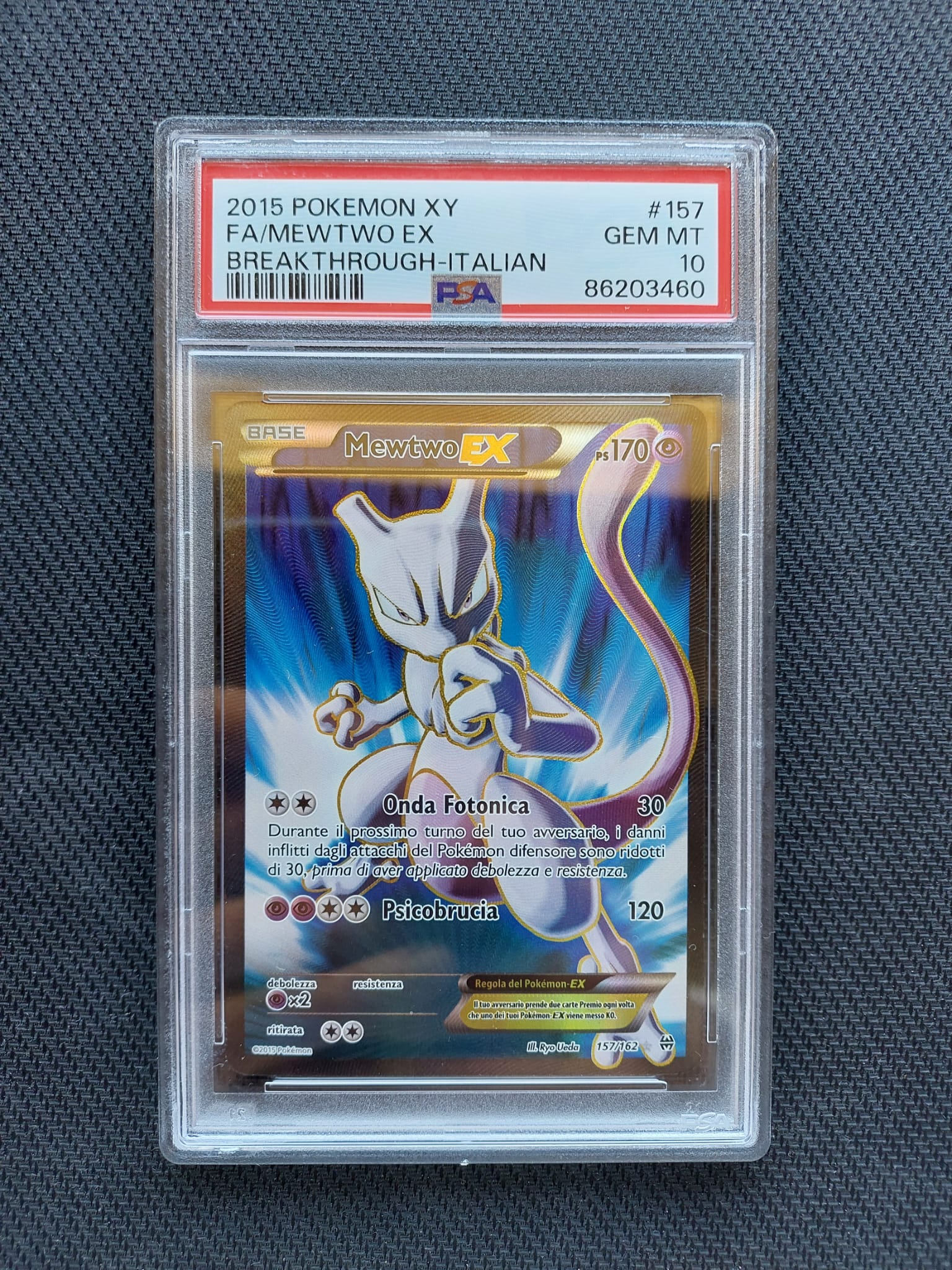 Mewtwo EX Full Art 157/162 - XY Turbo Blitz - PSA 10