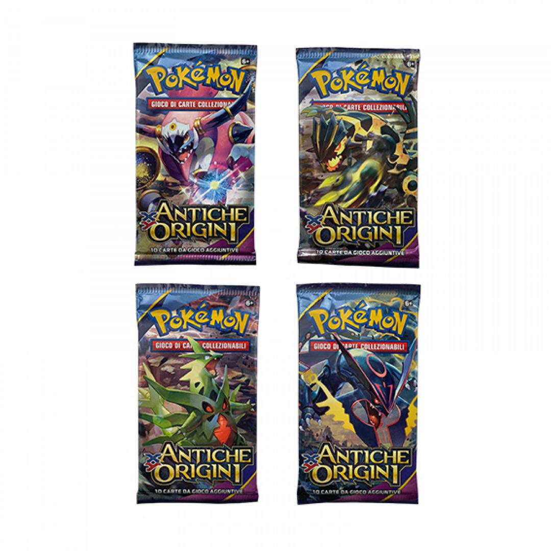 XY Antiche Origini Set Artwork 4 Buste ITA