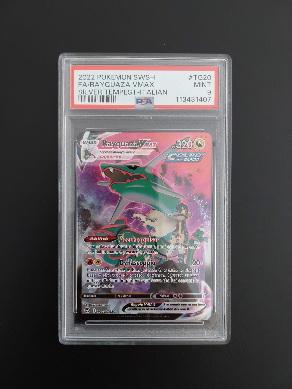 Rayquaza V Max TG20/TG30 Trainer Gallery PSA 10