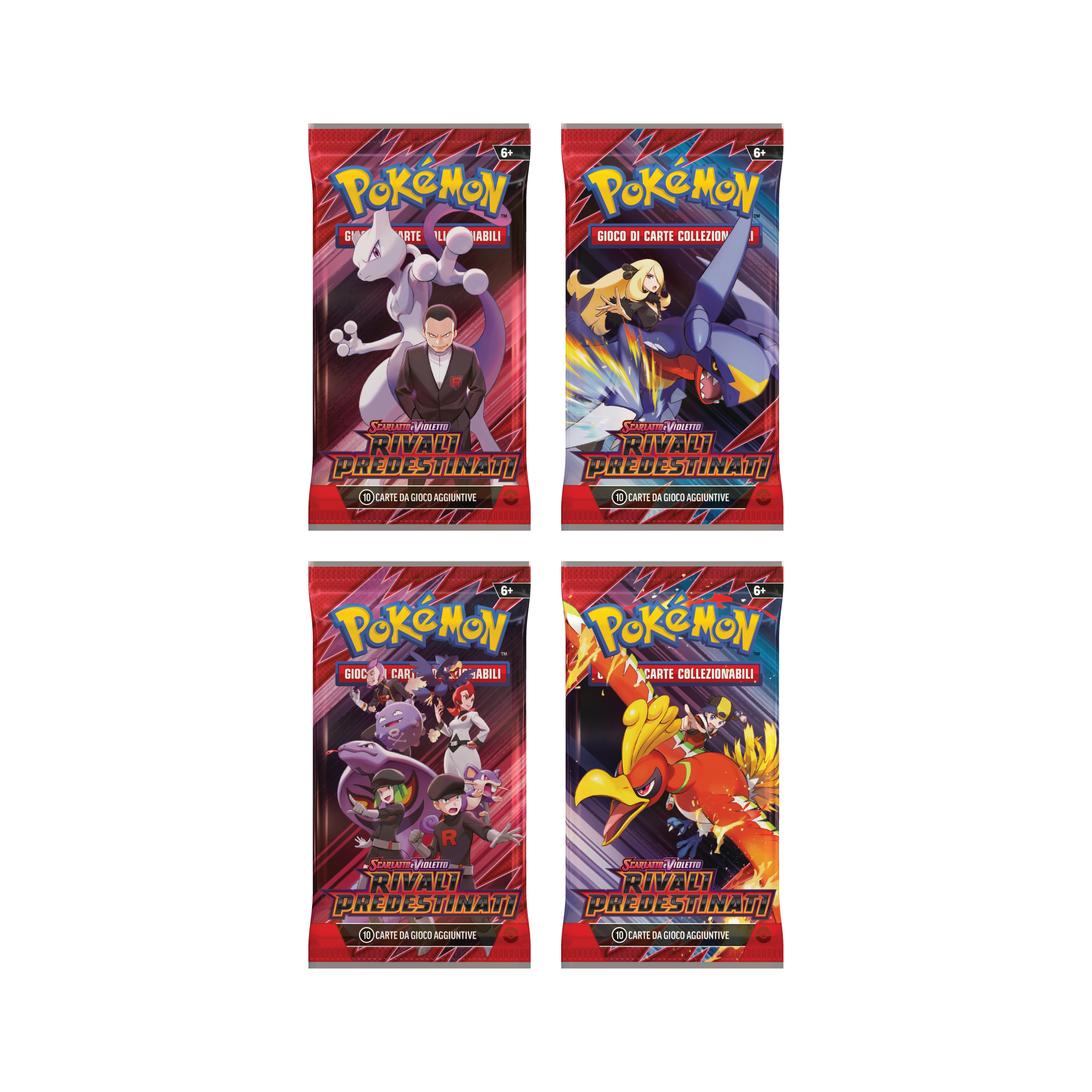 Rivali Predestinati Set Artwork 4 Buste ITA