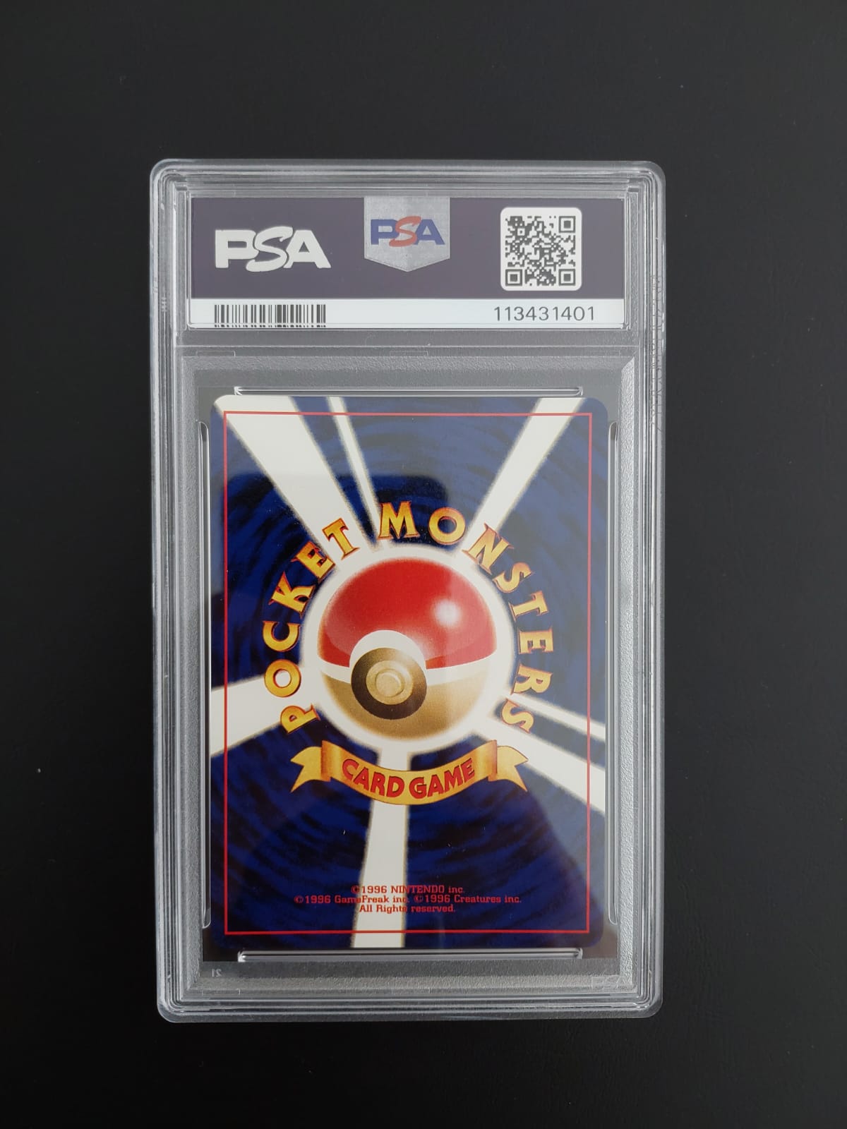 Suicune Holo Japanese Neo 3 PSA 9