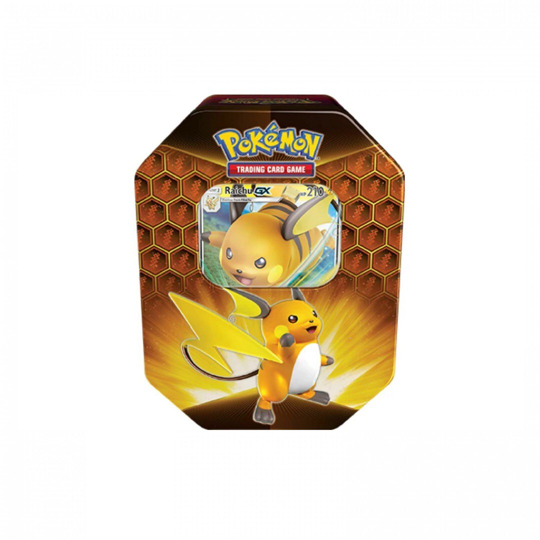 Sun and Moon Hidden Fates Tin Raichu ENG