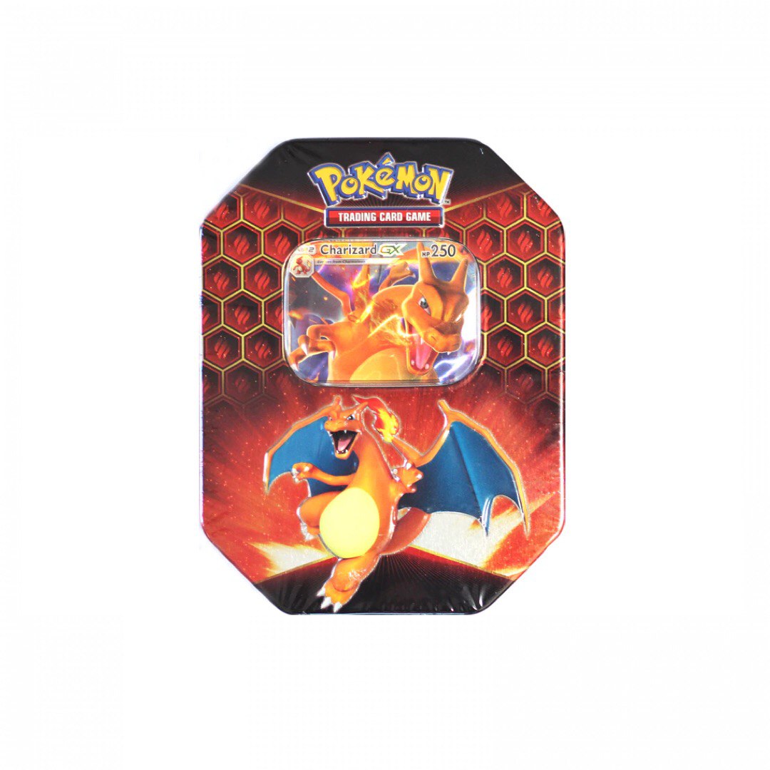 Sun and Moon Hidden Fates Tin Charizard ENG