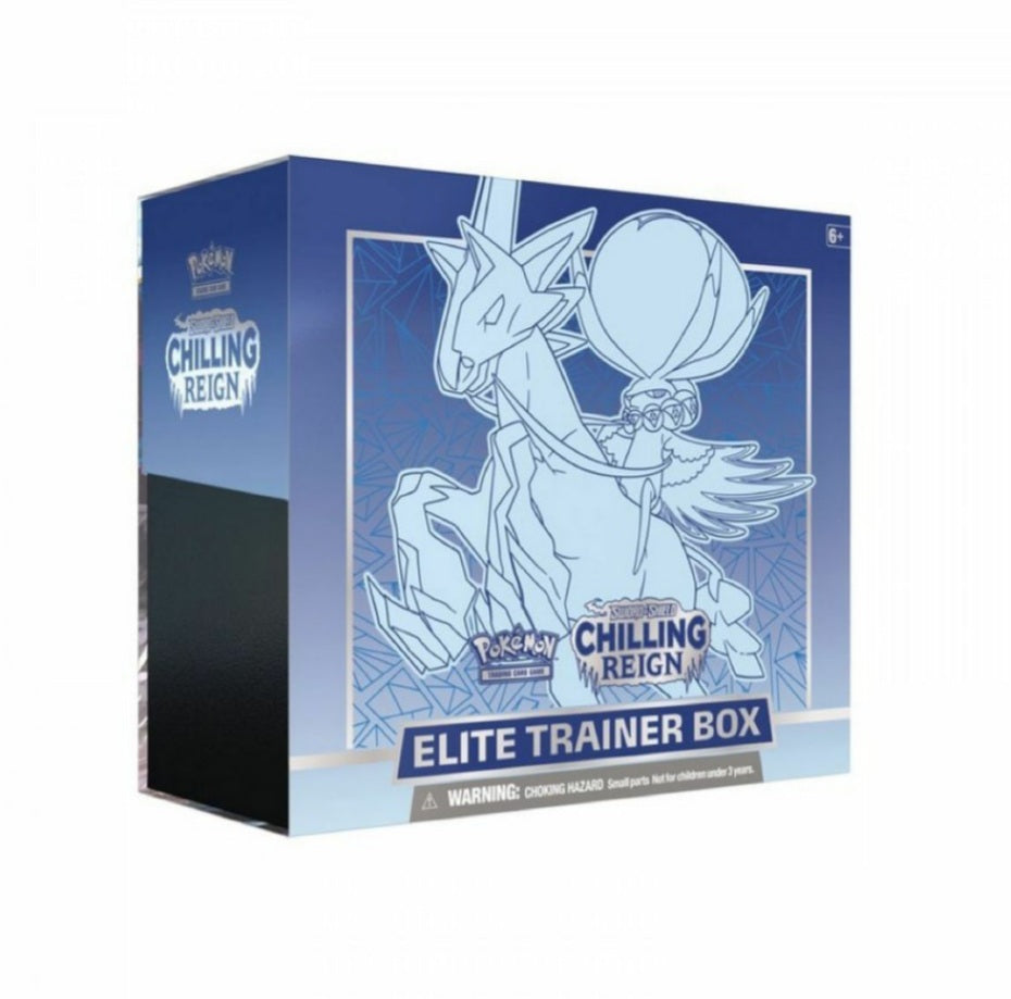 Sword and Shield Chilling Reign - Elite Trainer Box Ice Rider Calyrex ENG