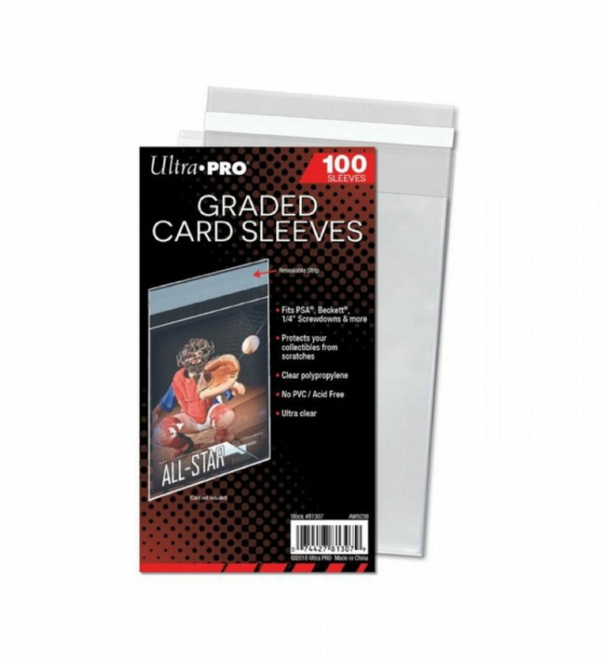 ULTRA PRO Confezione da 100 Sleeves per carte gradate