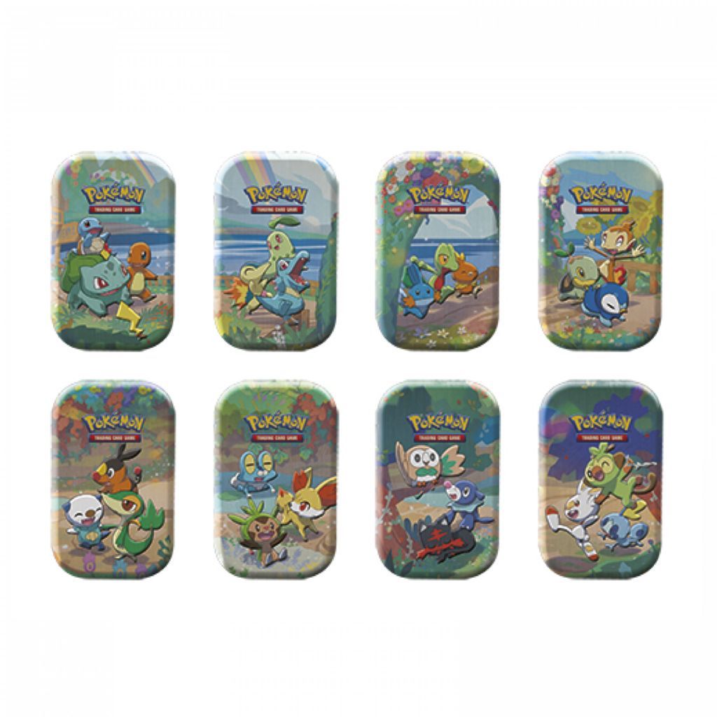 Gran Festa Mini Tin da Collezione Set 8 Artwork ITA